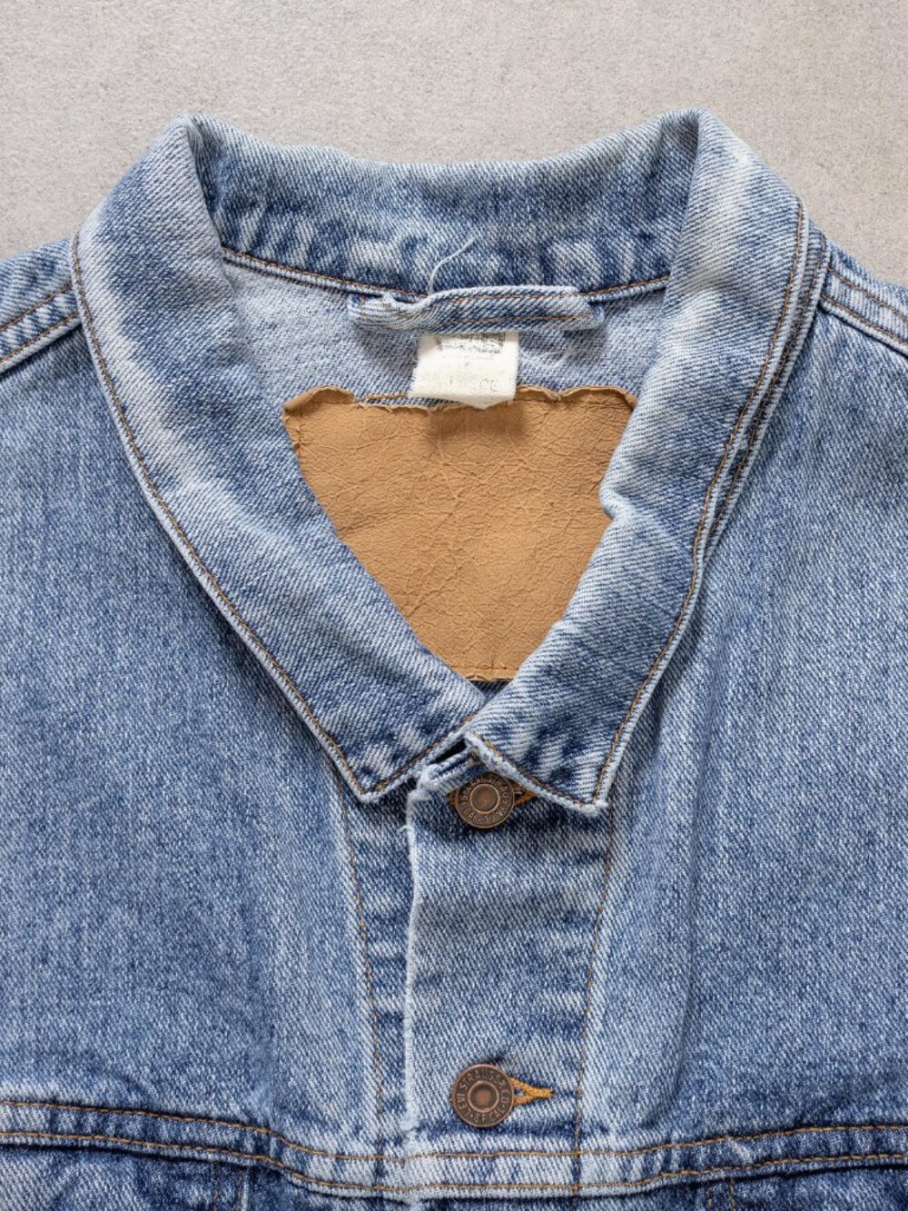 LEVI'S DENIM JACKET Vintage Jean 90's Oversize Streetwear / Large Xl - Picture 10 of 12